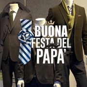 Cravatta festa del papà | Vetrofania