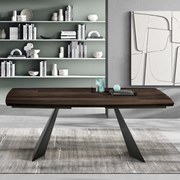 Tavolo allungabile 250 cm con piano in Rovere Termico GILMOUR
