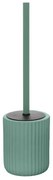 Scopino wc verde in ceramica soft touch con setole nere Spring