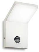 Applique Moderna Style Alluminio Bianco Led 9,5W 3000K Luce Calda