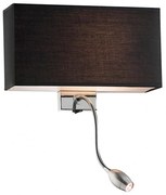 Ideal Lux - Lampada da parete flessibile HOTEL LED 1xE27/60W + LED/1,5W/230V