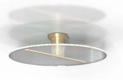 Koi-pa30 o lampada da parete o soffitto in vetro rifiniture oro ver...
