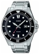 Orologio Uomo Casio MDV-107D-1A1VEF Nero Argentato (Ø 46 mm)