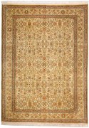 Cashmere Silk Tappeto 160 x 220 Beige (Indian) Annodato A Mano