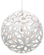 David Trubridge - Floral Lampada a Sospensione Ø120 Bianco 2 Lati David Trubridge