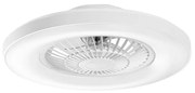 Ventilatore da soffitto LED-GARBIN-BCO trasparente, D. 60 cm INTEC