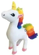 Giocattoli per cani Gloria Alydar Unicorno Arcobaleno Bianco