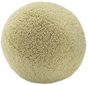 Cuscino per divano da bambini verde con rivestimento in bouclé Ball – Wigiwama