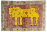 Gabbeh Tappeto persiano 100x150 Rosso (Iran) Annodato A Mano