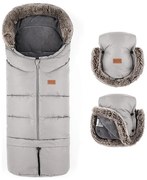 PETITE&MARS-SET Coprigambe per bambini 4in1 ARCTIC + stroller mano muffs Champagne Shower