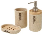 Set accessori bagno beige - Casa Selección