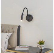 Brilagi - Lampada da parete flessibile dimmerabile a LED MAYA 1xG9/4W/230V nero