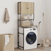Mobile Per Lavatrice Rovere Sonoma 68x48,5x194 Cm /