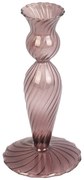 Candeliere in vetro marrone, altezza 17 cm Swirl - PT LIVING