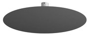 Plafoniera Moderna Disk Metallo Antracite 9 Luci Gx53