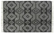 Tappeto DKD Home Decor Bianco Nero Cotone (200 x 290 x 1 cm)