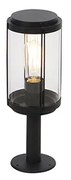 Lampioncino esterno design nera 40 cm IP44 - SCHIEDAM