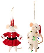 Decorazioni per albero di natale in set in lana 2 pz 13 cm Peo – Bloomingville