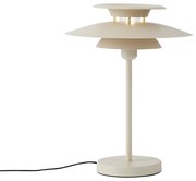 Lampada da tavolo retrò beige acciaio 45 cm - Pauly