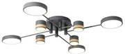 LAMPADA DA SOFFITTO GREY GRIGIA APP528-8C