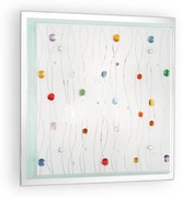 Plafoniera Moderna Ocean Metallo Multicolor 3 Luci E27