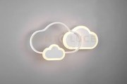 Cloudy applique led 29w 3600lm, 3000k nuvola bianca rgb e telecoman...