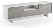 Mobile per TV frame L 170 x H 48 x P 42 cm bianco e grigio