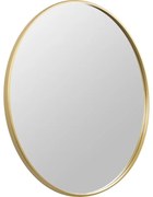Specchio tondo dorato Ø 80 cm