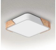 Brilagi - Plafoniera LED PILANA LED/24W/230V rovere/bianco 32x32 cm