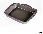 Pirofila da Forno Pyrex Asimetria Rettangolare Metallo 6 Unità 40 x 31 cm