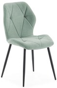Sedie da pranzo in set da 4 in colore menta Luna - Marckeric
