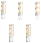 Set di 5 lampadine LED G9 dimmerabili 5,5W 500 lm 2700K
