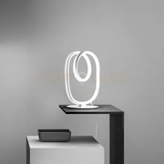 Diva l - lampada da tavolo colore bianco a led 3000k 680lm 17w dimm...