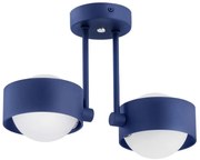 Argon 7090 - Lampadario su palo MASSIMO PLUS 2xG9/6W/230V blu