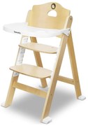 Lionelo - Seggiolone 3 in 1 per bambini FLORIS Bianco Naturale