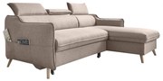 Divano letto angolare beige (angolo destro) Sweet Harmony - Miuform