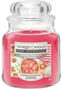 Sugared Strowberries, candela in giara media Yankee Candle