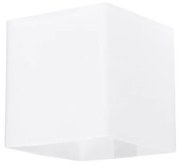 Applique da Parete in Vetro Satinato RICO G9 Bianca da interno Colore del corpo Bianco