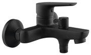Aqualine - Rubinetto vasca da bagno LOTTA opaco nero
