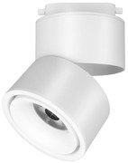 Faretto Per Binario Orientabile Yin In Metallo 15W Bianco 1 Luce Dimmerabile