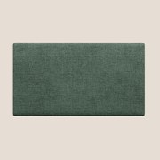 Testata pannello a muro grande di varie dimensioni in morbido tessuto impermeabile T10 verde