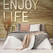 Carta da parati – Citazione - Enjoy life today