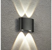 Brilagi - Applique da esterno LED FLAREBOX LED/4W/230V nera IP65