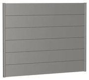 Frangivista in acciaio grigio quarzo metallizzato 180 x 137 cm, spessore 44 mm