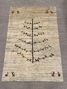 Gashguli Tappeto 100 x 150 Rosso (Iran) Annodato A Mano