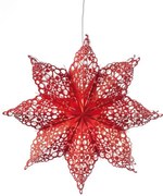 Markslöjd 702561 - Decorazione di Natale  HALL 1xE14/25W/230V rosso 70 cm