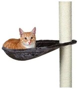 Amaca Pensile per Gatti Trixie Hammock Grigio Metallo Ø 40 cm