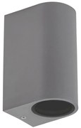 Applique da esterno PARETE 2xGU10/6W/230V IP54 grigia