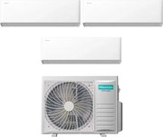 Hisense - Condizionatore Trial Split uni hb 9+9+12 con 3AMW52U4RJC R-32 Wi-Fi Integrato