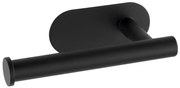 WENKO 24287100-Porta rotolo per carta igienica TURBO-LOC OREA BLACK 16x7 cm acciaio inox/nero